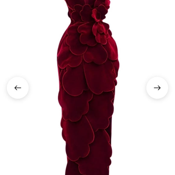 Luxurious Velvet Strapless Maxi Dress - Picture 2 of 6